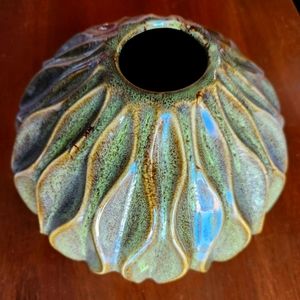 MCM Style Green Vase